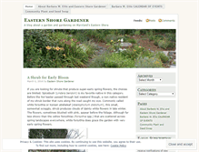 Tablet Screenshot of easternshoregardener.com